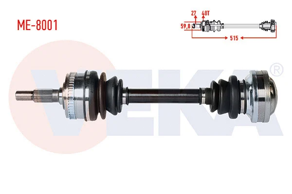 Arbre de transmission VEKA ME-8001