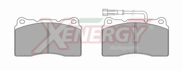 Kit de plaquettes de frein, frein à disque AP XENERGY X40726