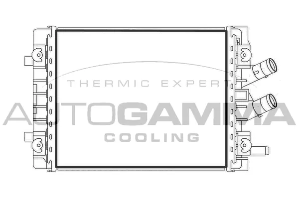Radiateur, refroidissement du moteur AUTOGAMMA 107945