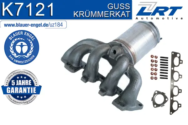 Catalyseur en coude LRT K7121