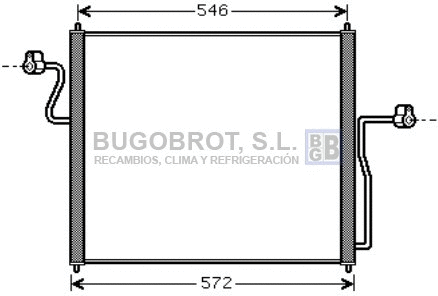 Condenseur, climatisation BUGOBROT 62-FD5358