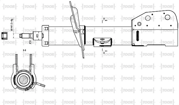 Amortisseur TOOR SG15130