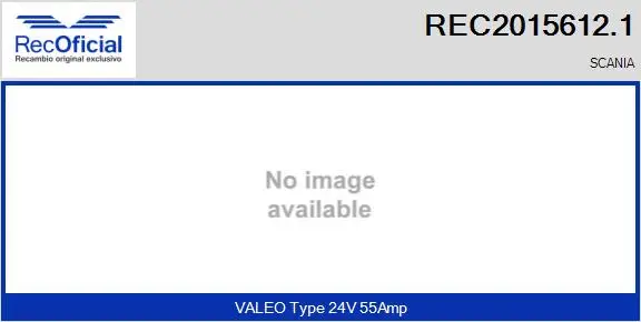 Alternateur RECOFICIAL REC2015612.1