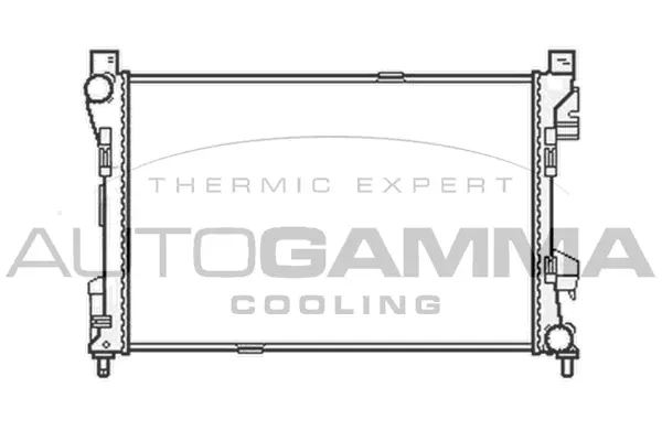 Radiateur, refroidissement du moteur AUTOGAMMA 105436