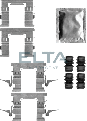 Kit d'accessoires, plaquette de frein à disque ELTA AUTOMOTIVE EA8870