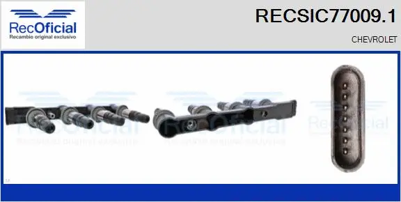 Bobine d'allumage RECOFICIAL RECSIC77009.1