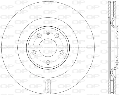 Disque de frein OPEN PARTS BDR2822.20