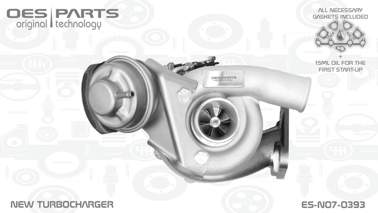 Turbocompresseur, suralimentation OES PARTS ES-N07-0393