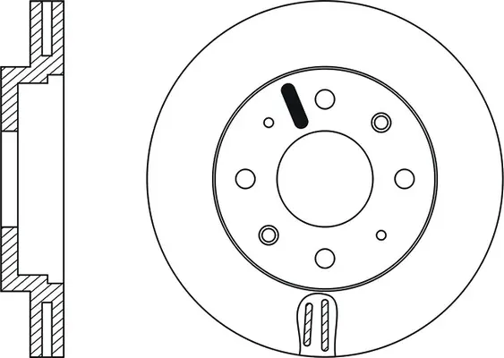 Disque de frein FIT FR0121V