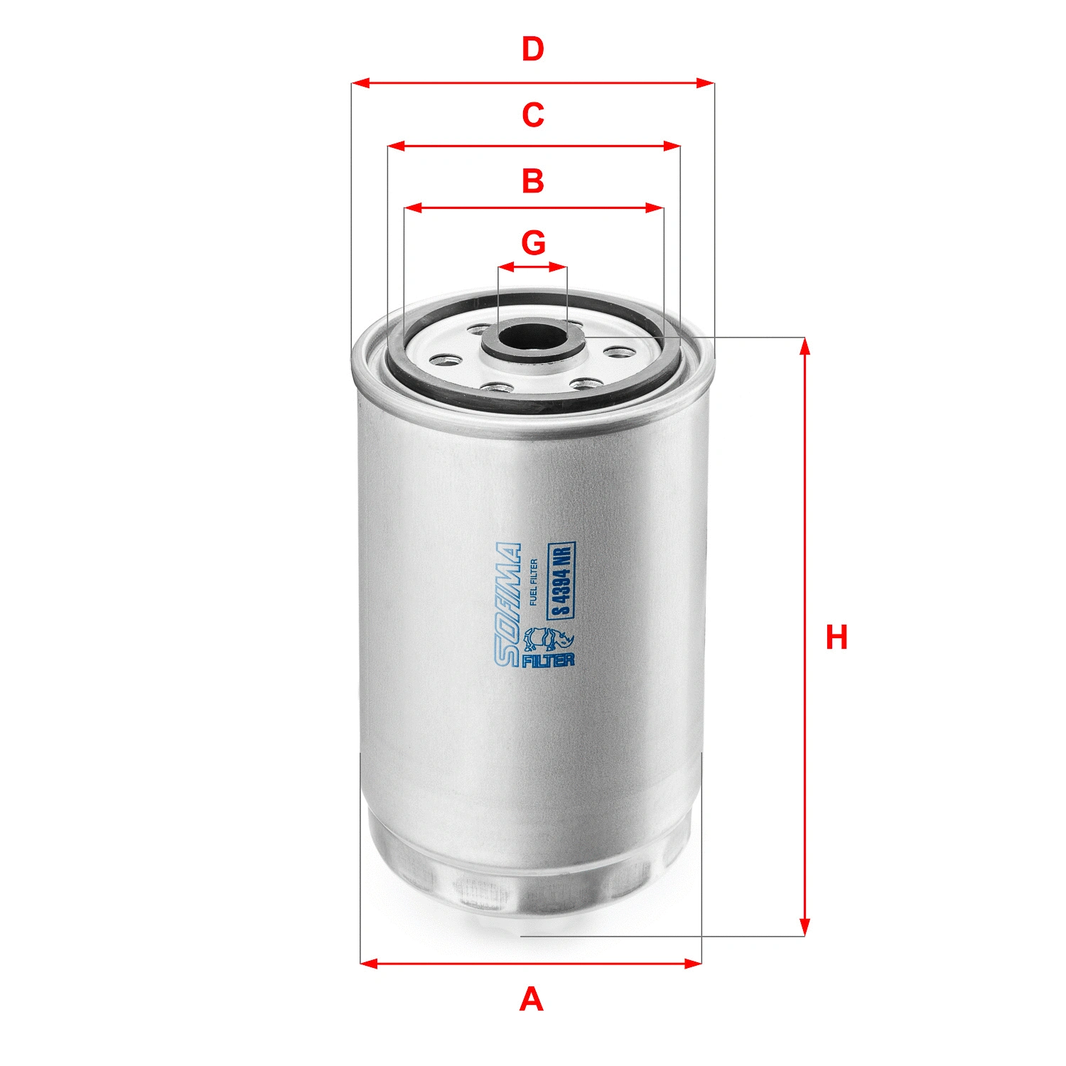 Filtre à carburant SOFIMA S 4341 NR