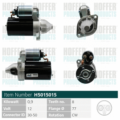 Démarreur HOFFER H5015015