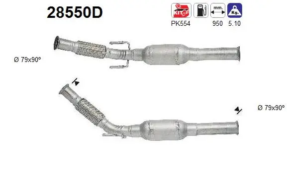 Catalyseur AS 28550D