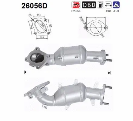 Catalyseur AS 26056D