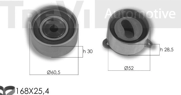 Kit de courroie crantée TREVI AUTOMOTIVE KD1310