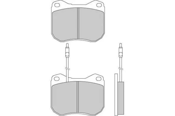 Kit de plaquettes de frein, frein à disque E.T.F. 12-0118