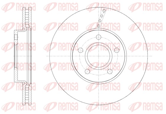 Disque de frein REMSA 61588.10