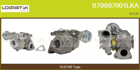 Turbocompresseur, suralimentation LGK 070097001LKA