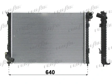 Radiateur, refroidissement du moteur FRIGAIR 0102.3122