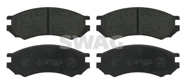 Kit de plaquettes de frein, frein à disque SWAG 82 91 6268