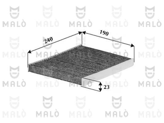 Filtre, air de l'habitacle AKRON-MALÒ 1531562