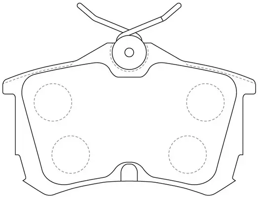 Kit de plaquettes de frein, frein à disque FIT FP8183