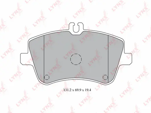Kit de plaquettes de frein, frein à disque LYNXAUTO BD-5317