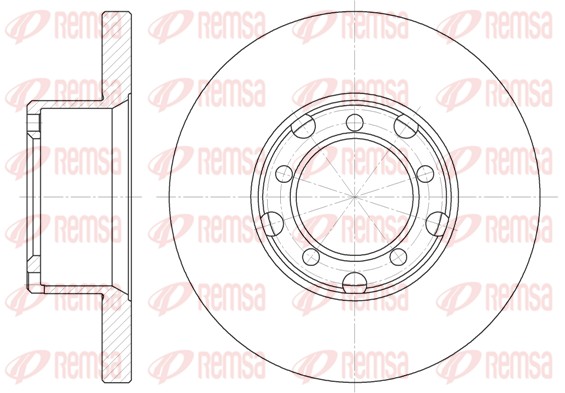 Disque de frein REMSA 6296.00
