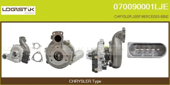 Turbocompresseur, suralimentation LGK 070090001LJE