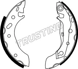 Jeu de mâchoires de frein TRUSTING 040.141