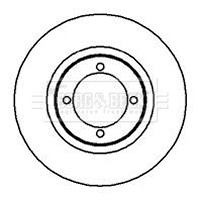 Disque de frein BORG & BECK BBD4852