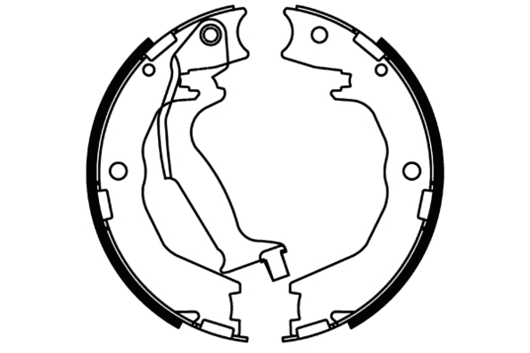 Jeu de mâchoires de frein E.T.F. 09-0698