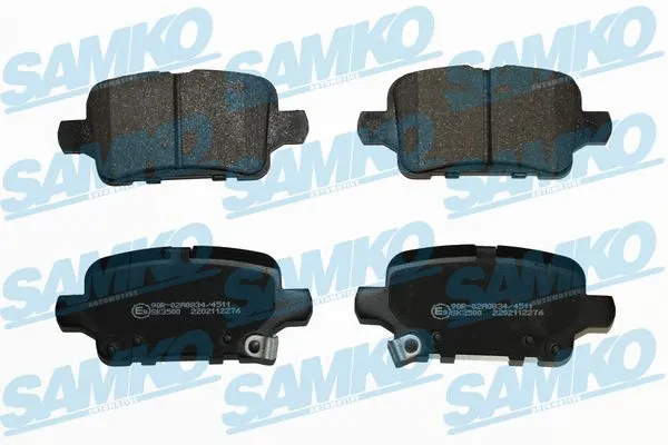 Kit de plaquettes de frein, frein à disque SAMKO 5SP2276
