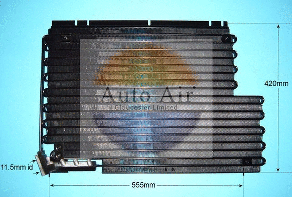 Condenseur, climatisation AUTO AIR GLOUCESTER 16-6544