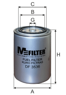Filtre à carburant MFILTER DF 3536