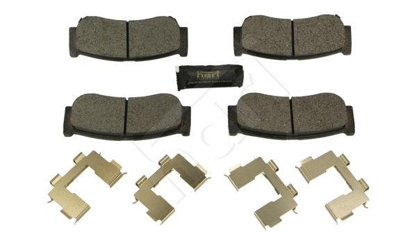 Kit de plaquettes de frein, frein à disque HART 260 767