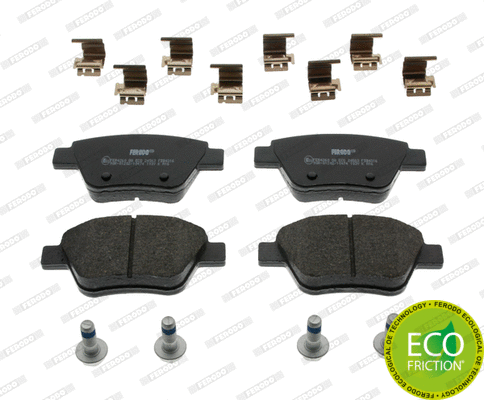 Kit de plaquettes de frein, frein à disque FERODO FDB4316