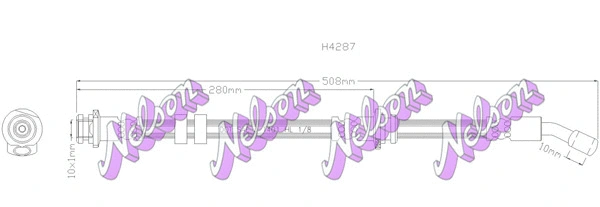 Flexible de frein KAWE H4287