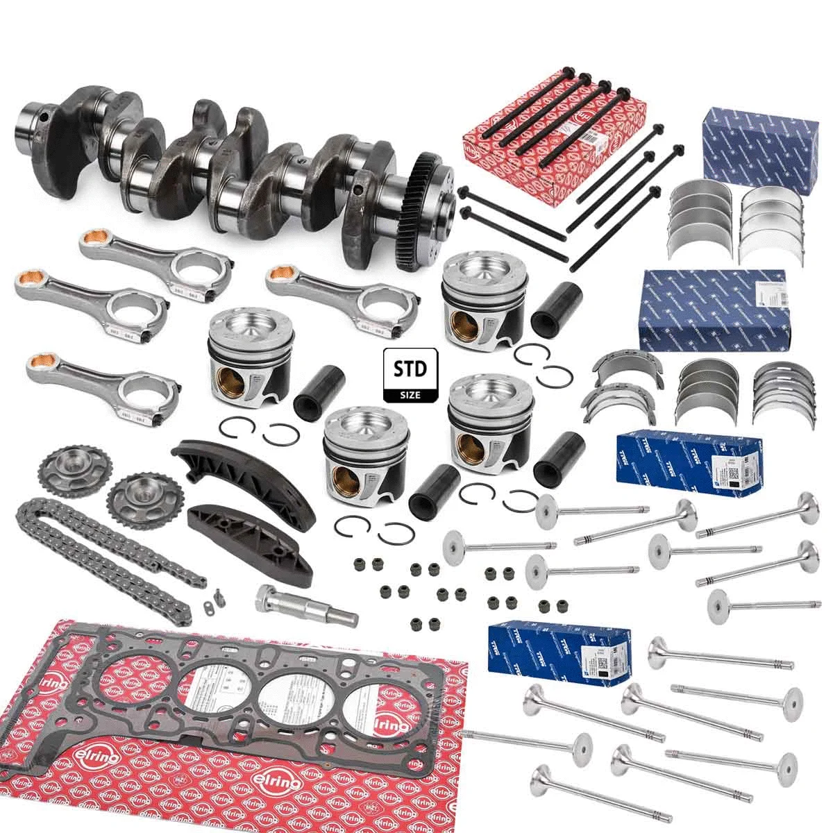 Kit de réparation, vilebrequin ET ENGINETEAM HK0194VR5