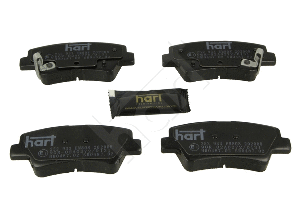Kit de plaquettes de frein, frein à disque HART 252 933