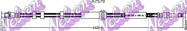 Flexible de frein KAWE H7579