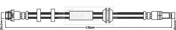 Flexible de frein BORG & BECK BBH8401