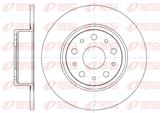 Disque de frein REMSA 6457.00