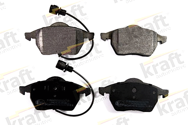 Kit de plaquettes de frein, frein à disque KRAFT AUTOMOTIVE 6000070