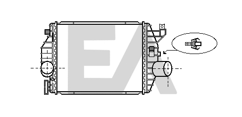 Refroidisseur d'air de suralimentation EACLIMA 36A50003