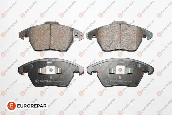 Kit de plaquettes de frein, frein à disque EUROREPAR 1617274580