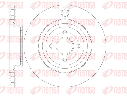 Disque de frein REMSA 6771.10