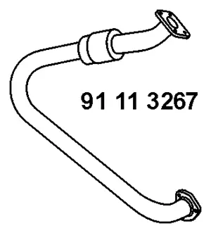 Tuyau d'échappement EBERSPÄCHER 91 11 3267