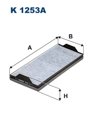 Filtre, air de l'habitacle FILTRON K 1253A