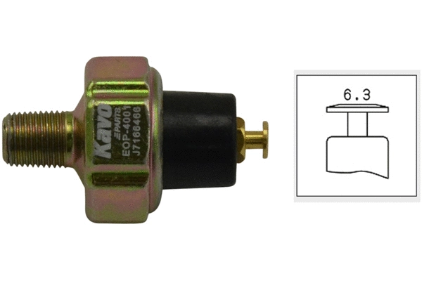 Indicateur de pression d'huile KAVO PARTS EOP-4001