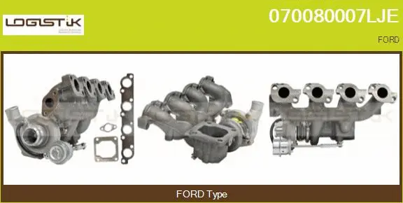 Turbocompresseur, suralimentation LGK 070080007LJE